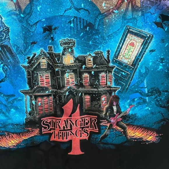 NWT Stranger Things Halloween Horror Nights 2023 Universal Studios T-Shirt M